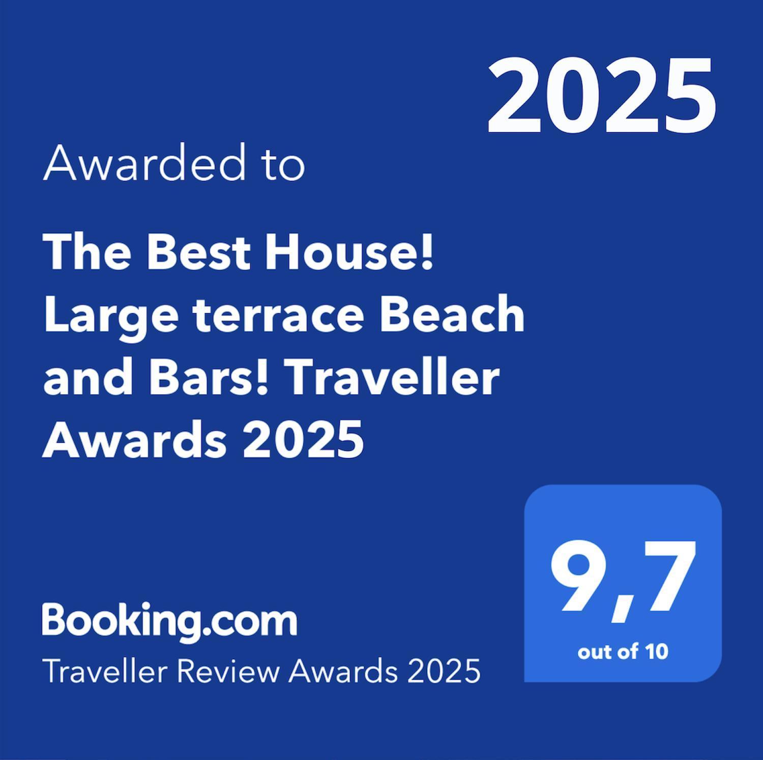The Best House! Large Terrace Beach And Bars! Traveller Awards 2024-2025 Торевиеха Екстериор снимка